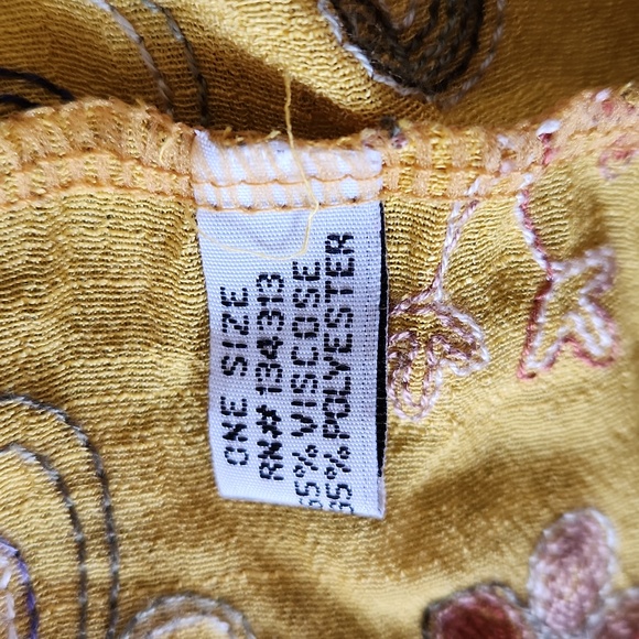 Embroidered kimono cover up - Picture 3 of 6